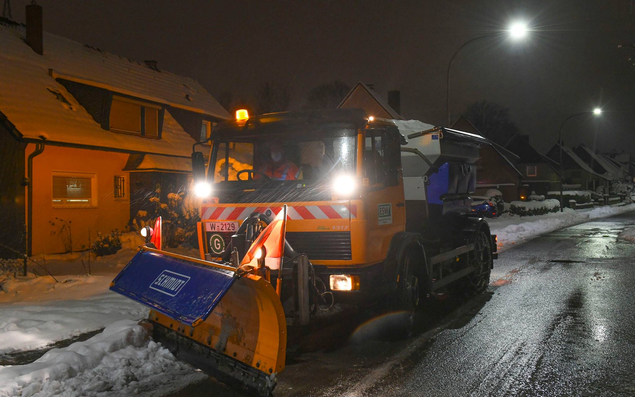 Winterdienst in Wuppertal verunfallt