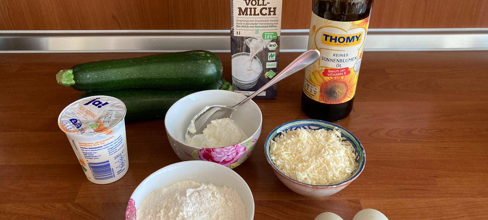 DIY: Kochen "Zucchini-Quiche à la Bene"