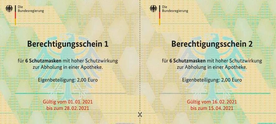 Erster Masken-Coupon bald ungültig