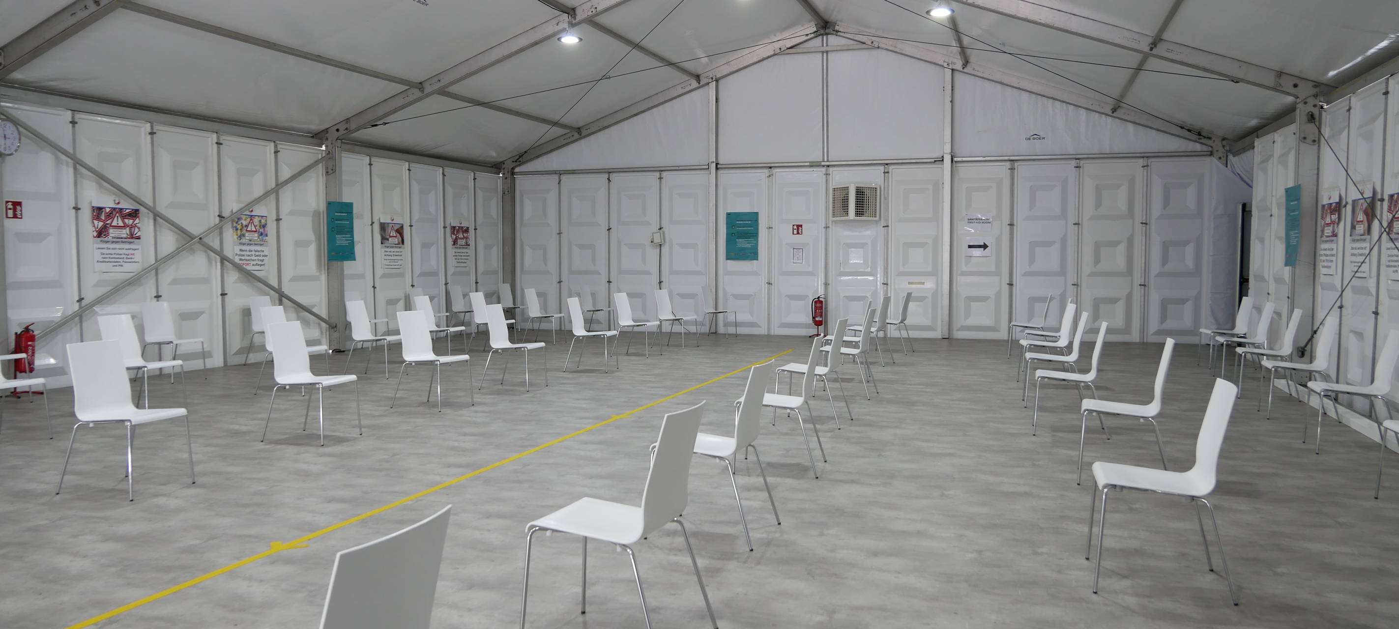 Buchungsfehler im Impfzentrum behoben