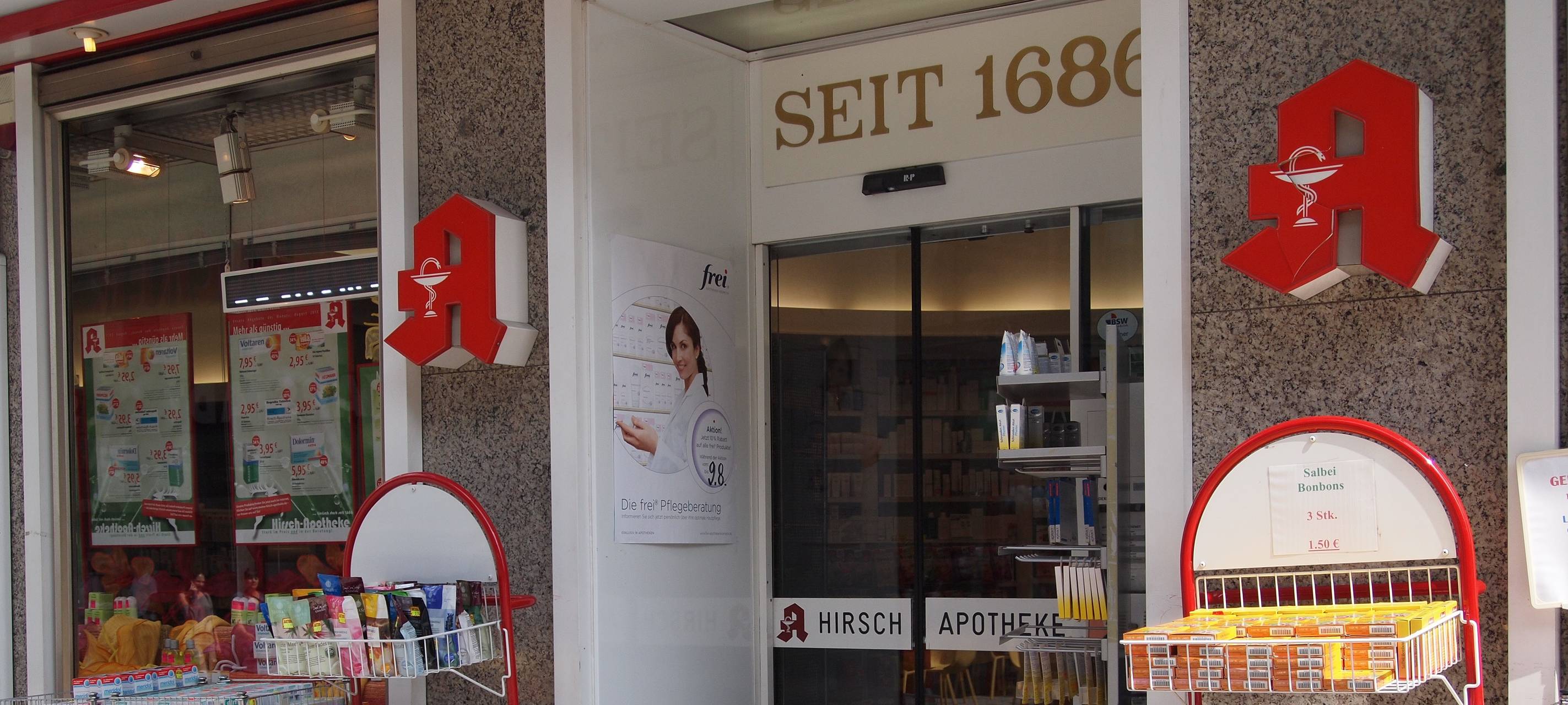 Langsames Apothekensterben bei uns