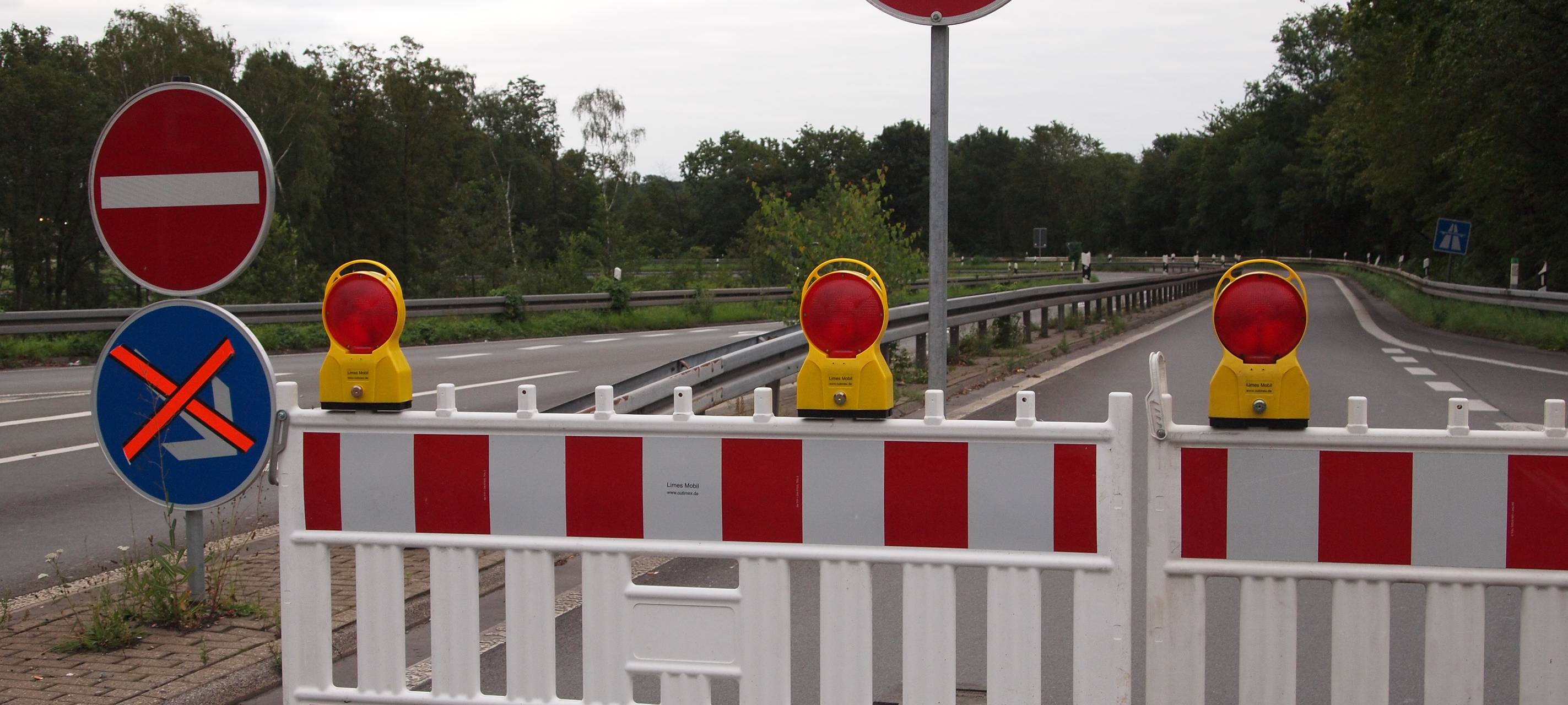 Sperrungen im Kreuz Hilden