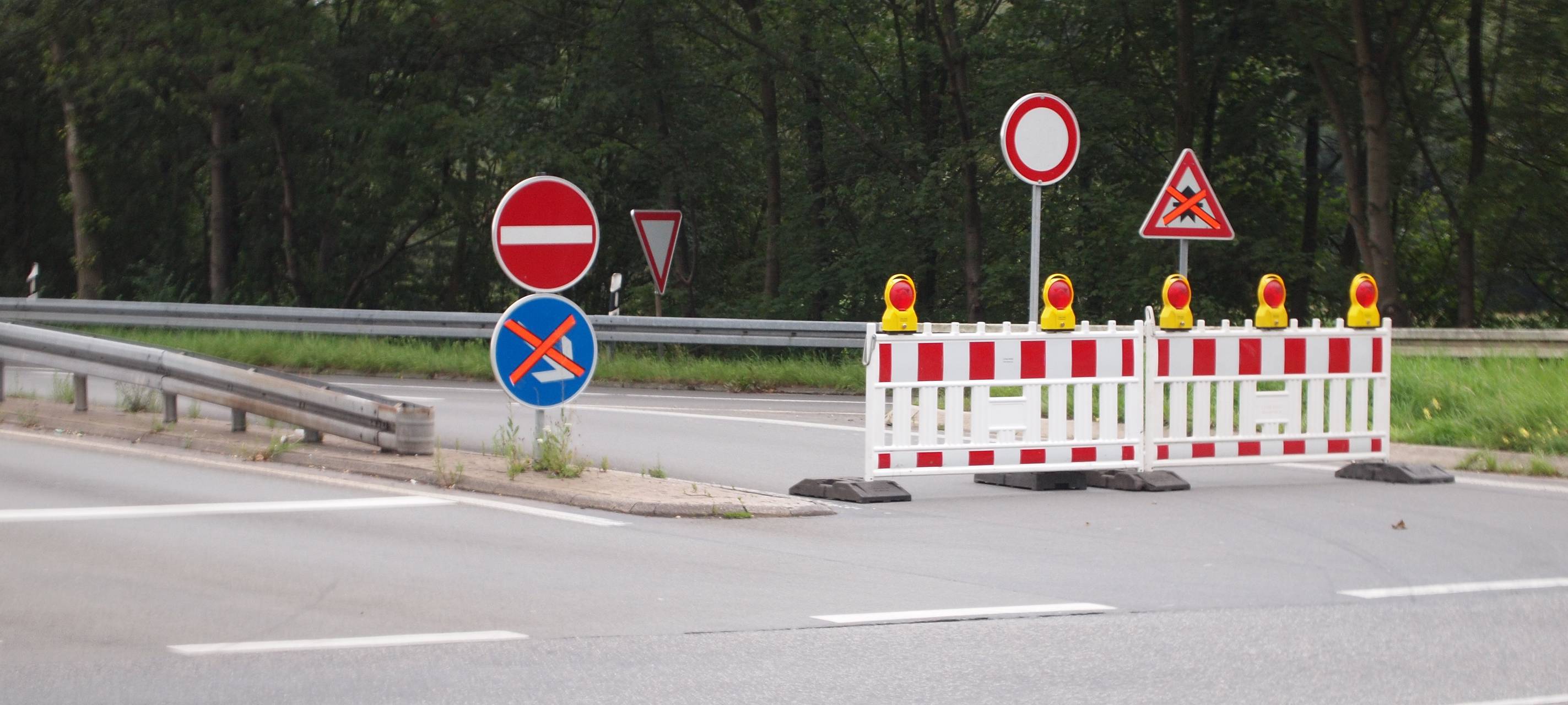 A43 bei Herbede gesperrt