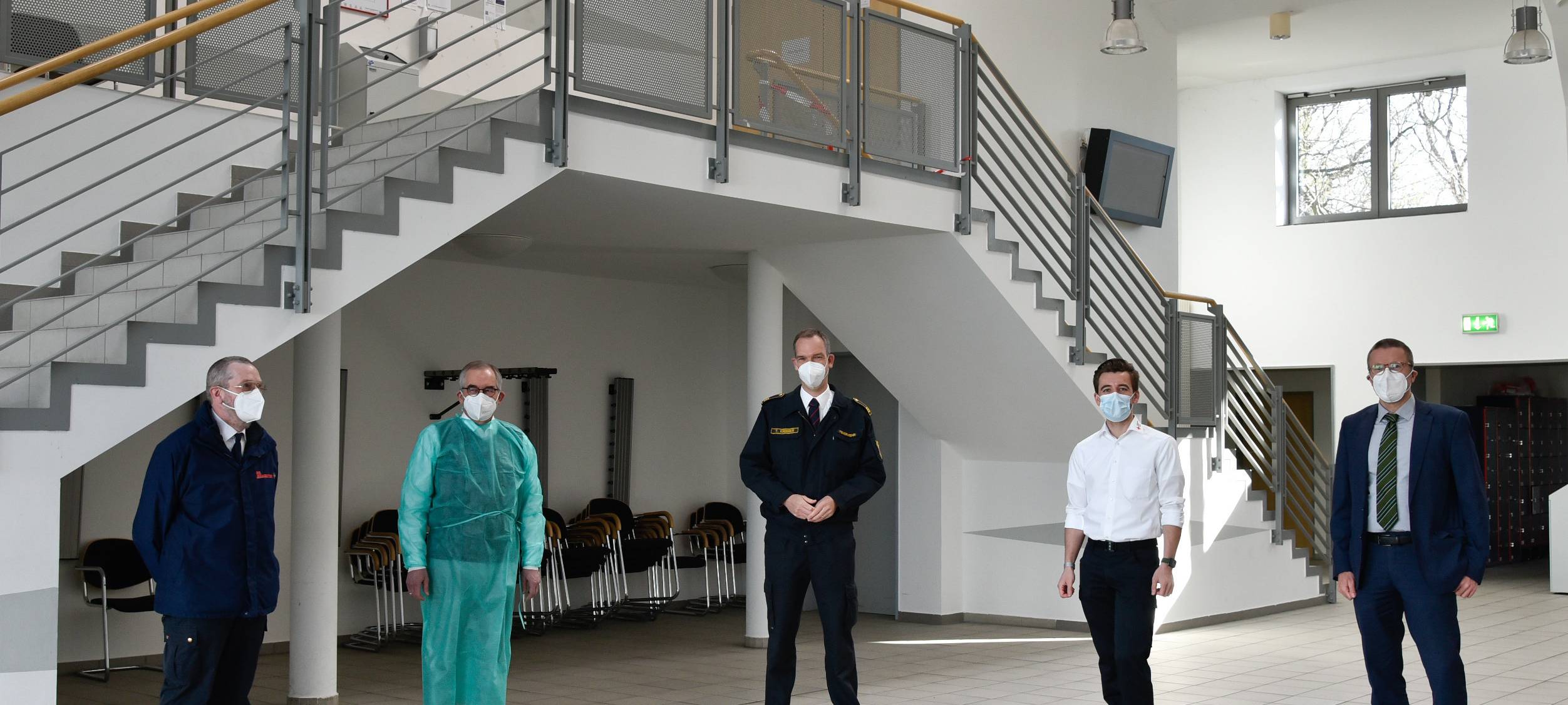 OB lobt das Impfzentrum