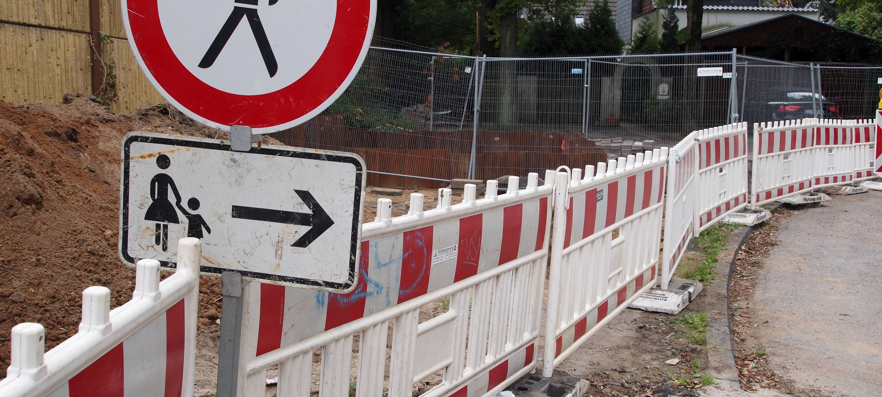 Teil des Landwehrplatzes abgesperrt