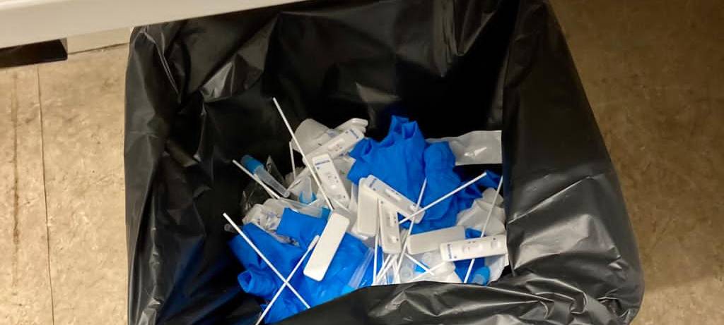 Weniger Tests in Testzentren