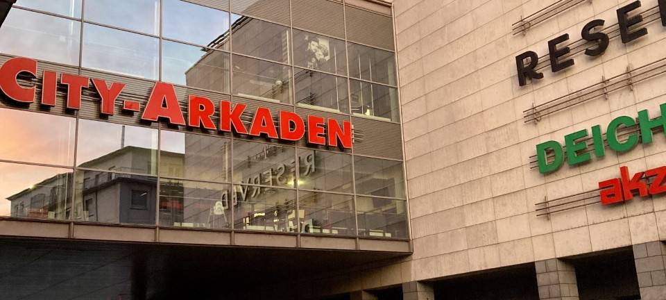 City-Arkaden geräumt