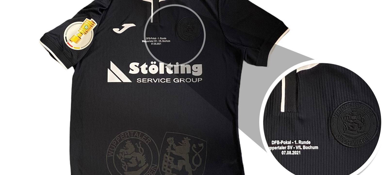Sondertrikot zum Pokalspiel