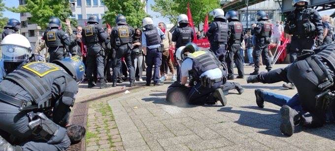 Kritik an Polizeieinsatz bei Demo