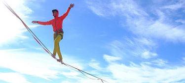 Slacklining-Rekordversuch erst nächstes Jahr