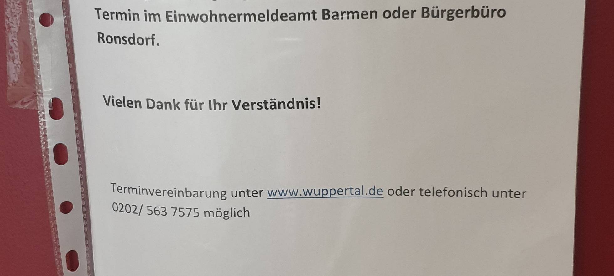 Bürgerbüros bleiben geschlossen