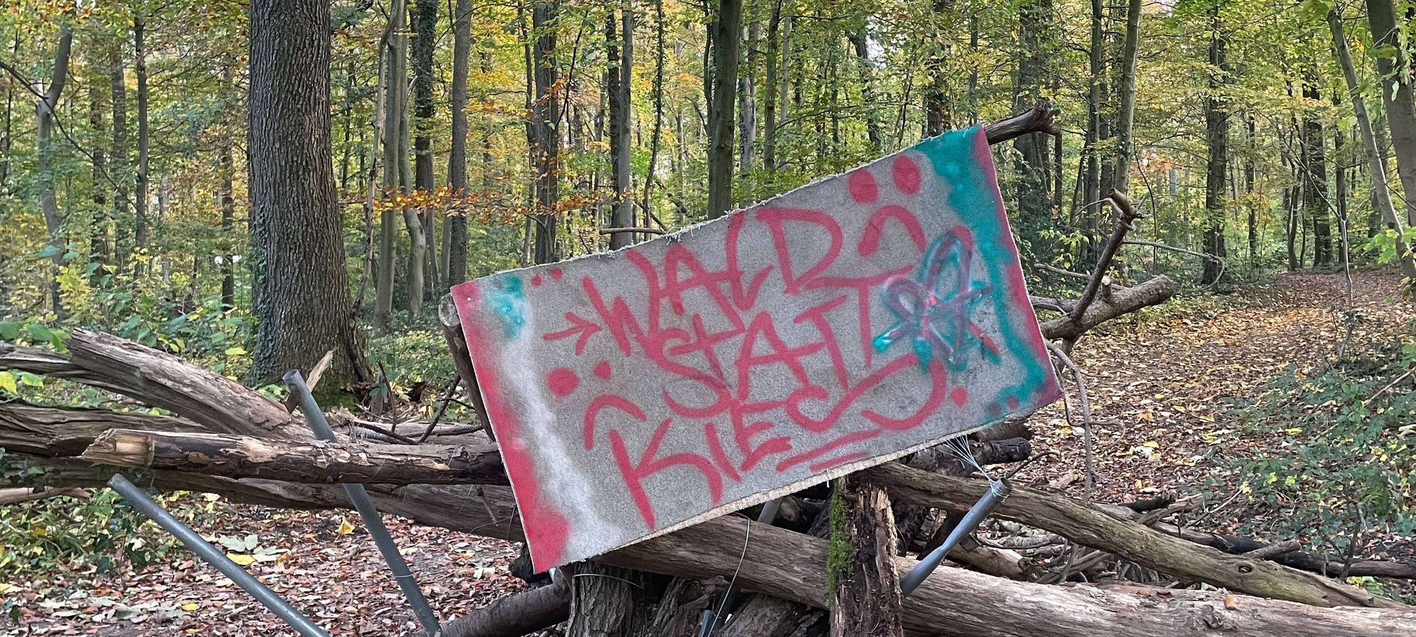 Mahnwachen und Baumbesetzungen im Osterholz