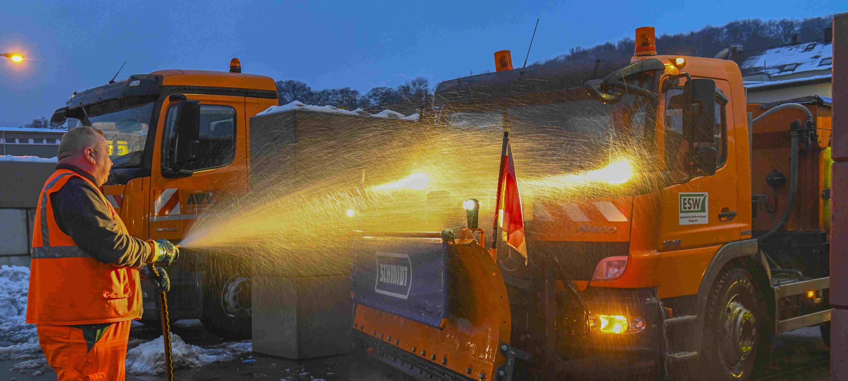 Bisher fast 3.000 Tonnen Streusalz verbraucht