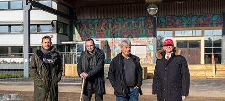 Bauarbeiten für Solar Decathlon