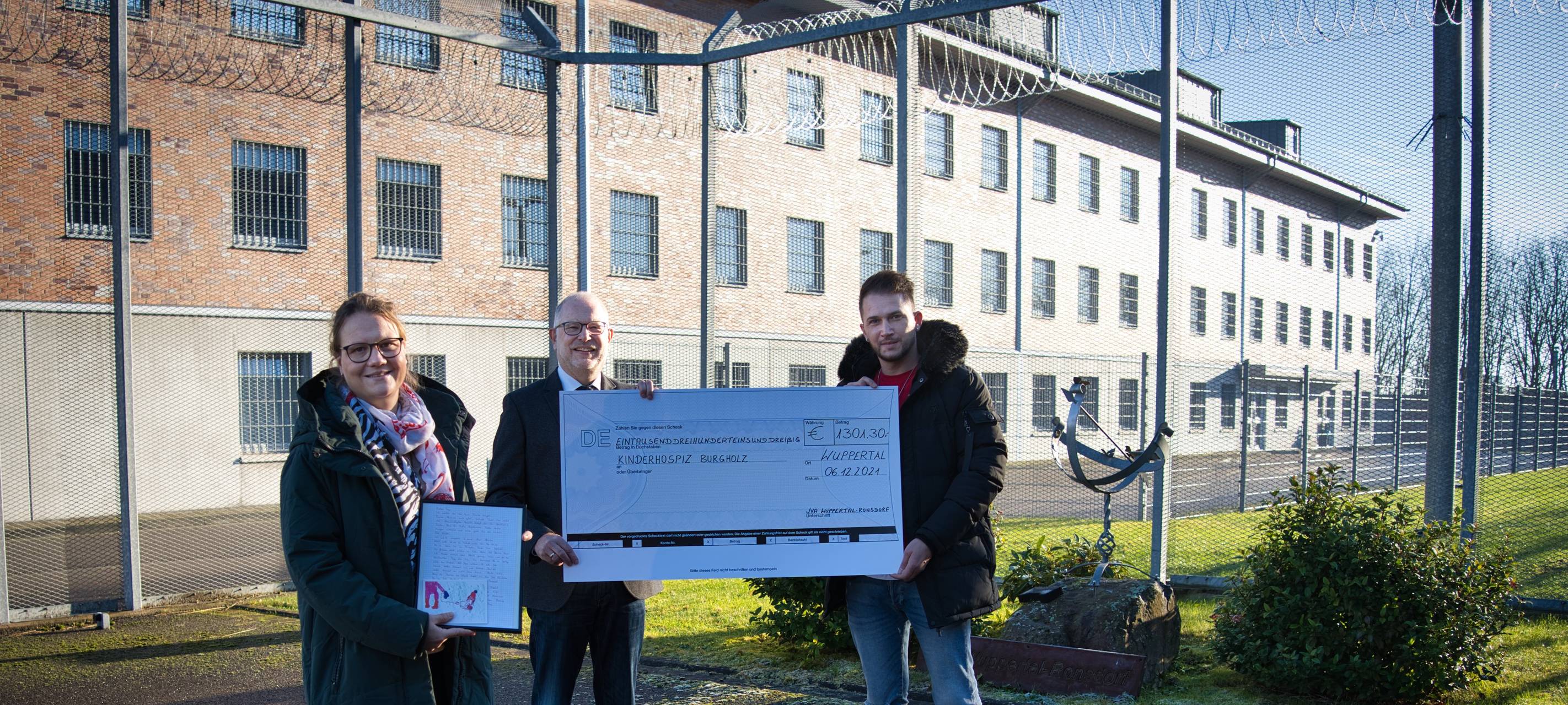 Gefangene spenden für Kinderhospiz