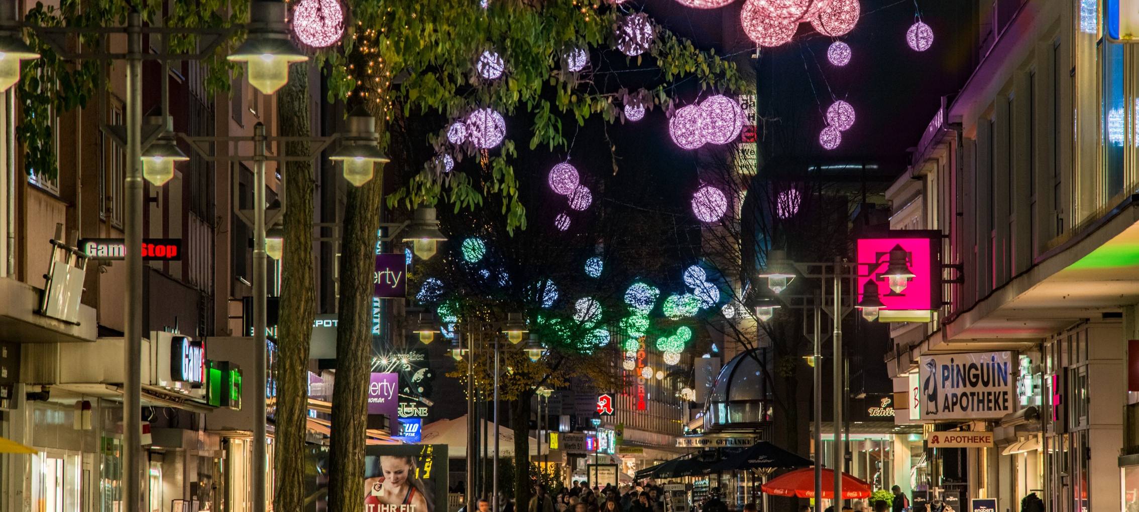 Lichtershow in Barmen