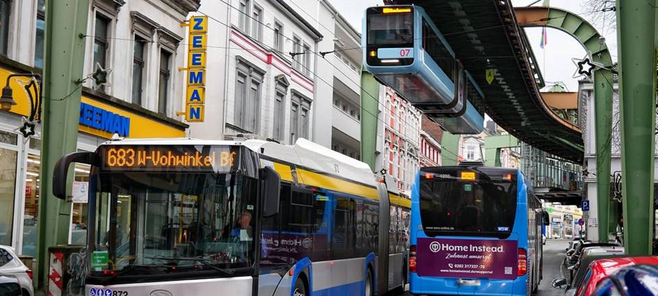 48 Stunden keine Busse und Schwebebahnen