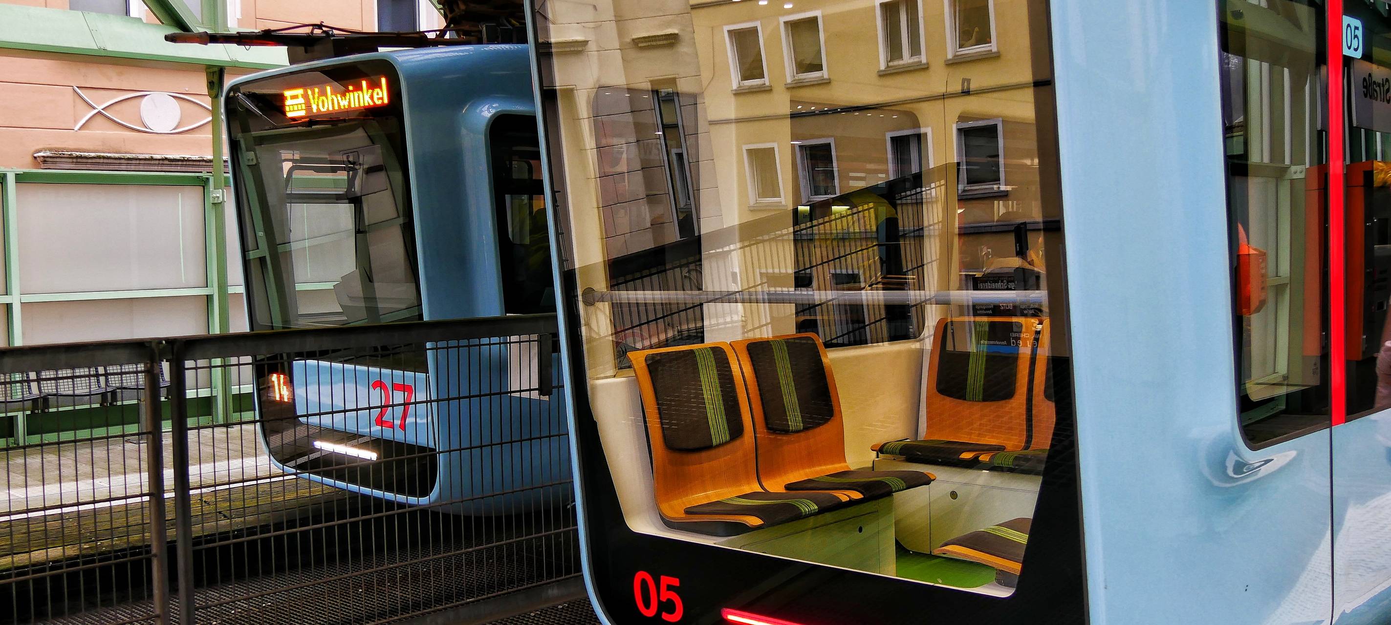 Schwebebahn fiel aus