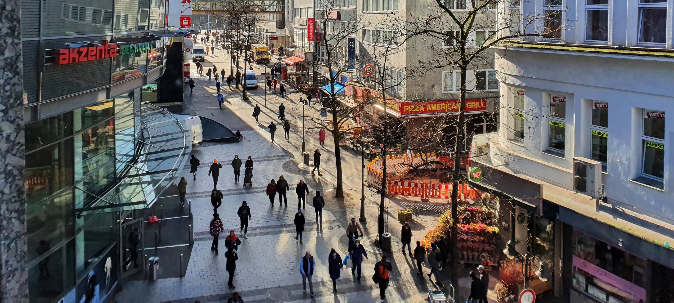 Mehr Passanten in der Elberfelder City