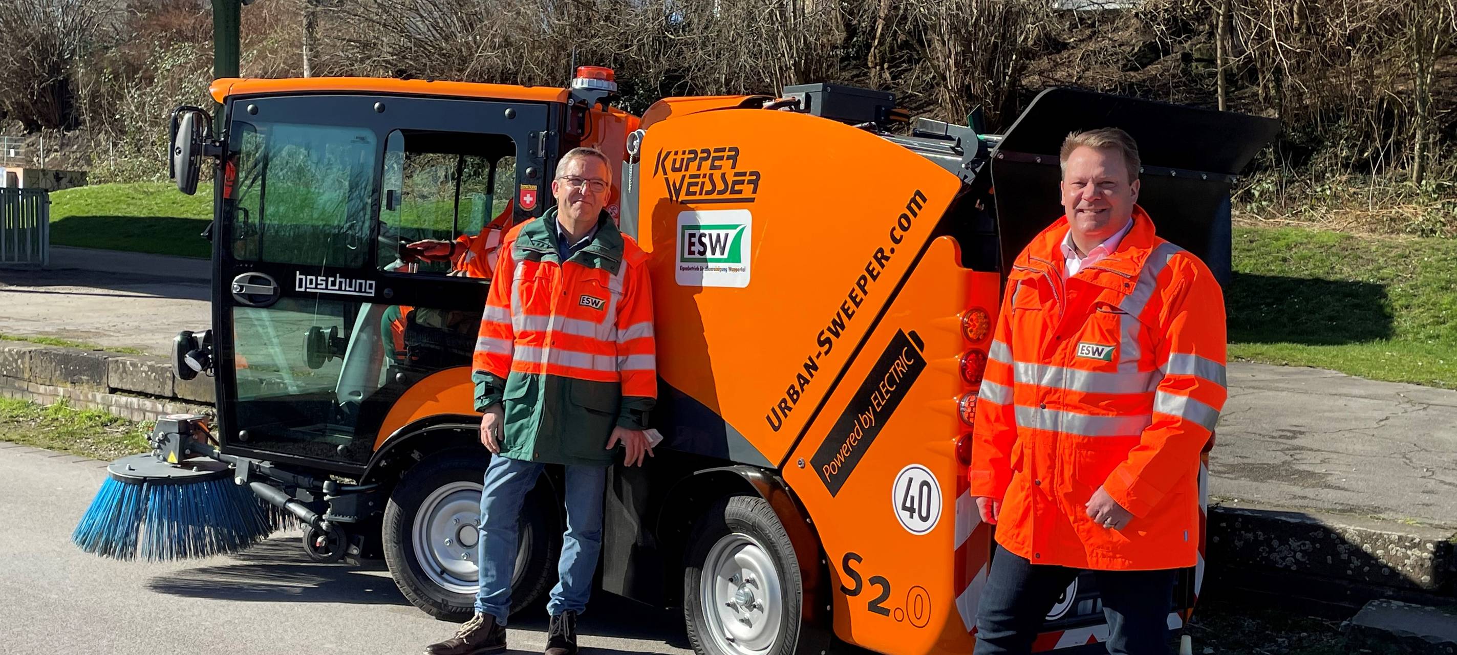Trasse wird elektrisch gekehrt