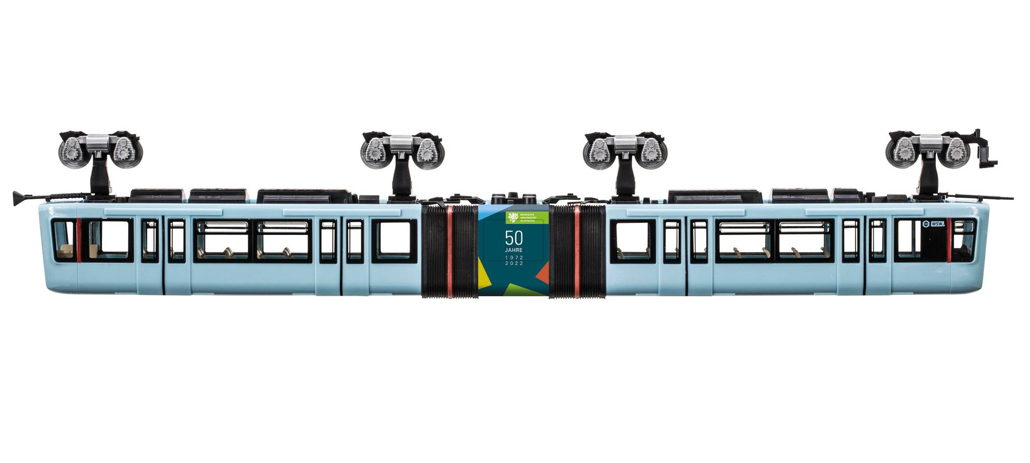 Schwebebahn in 28 Zentimetern