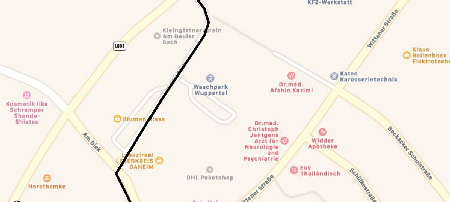 Fahrradbrücke für die Trasse?