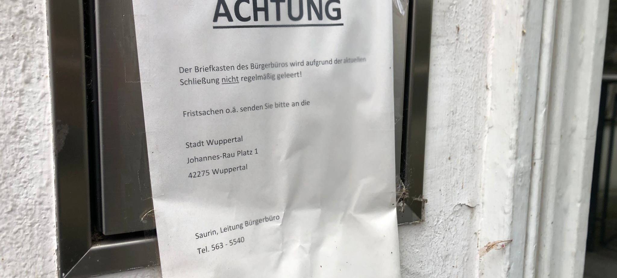 Sondersitzung zu Schließung zweier Bügerbüros