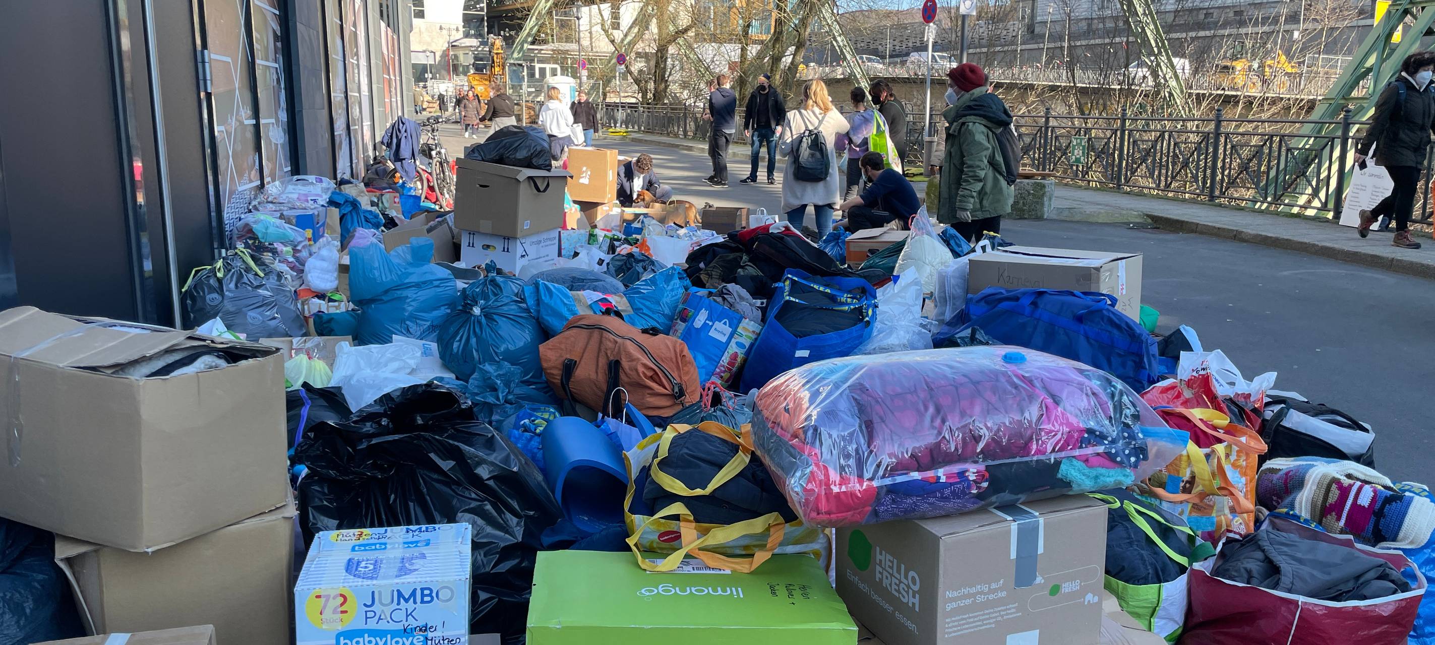 Viele Spenden an der Schloßbleiche