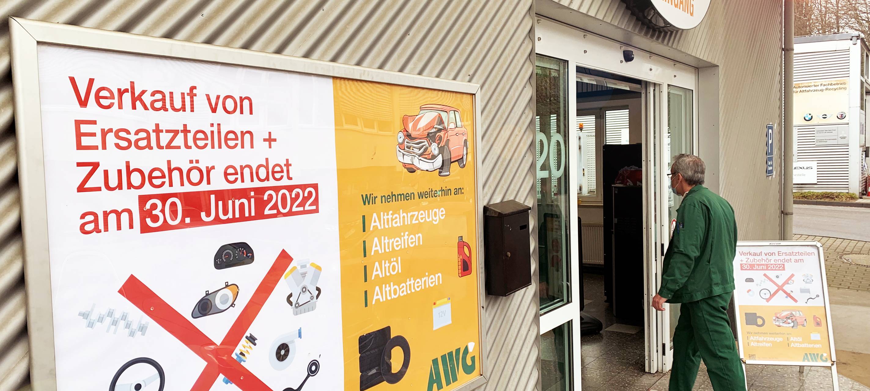 AWG: Bald keine Auto-Ersatzteile mehr