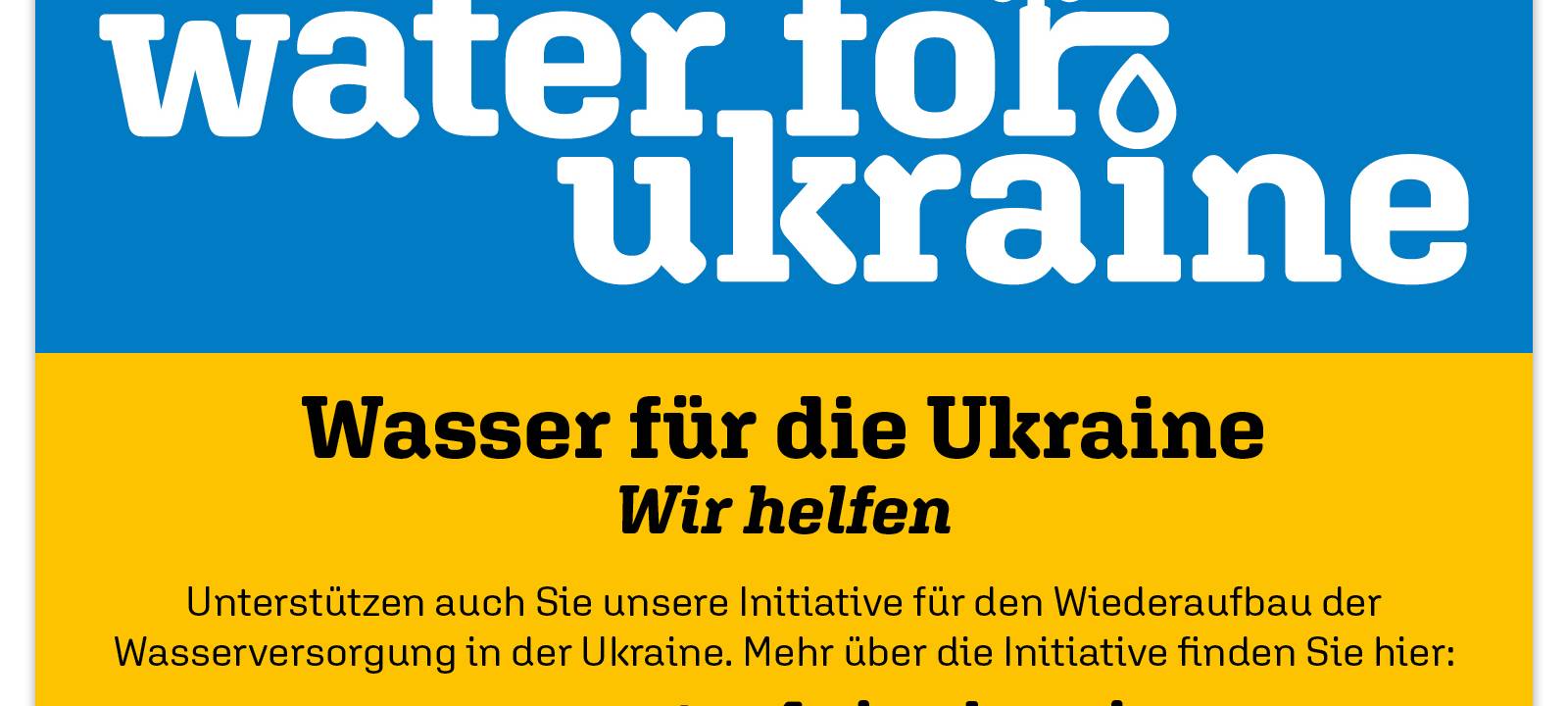Wasser für die Ukraine
