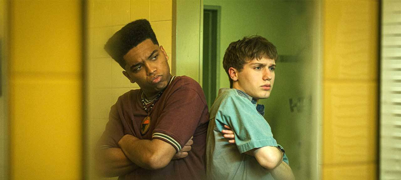 Training vor dem Spiegel.