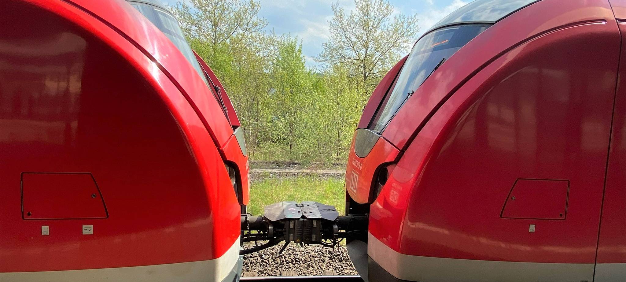 Defekte Weiche am Bahnhof Unterbarmen