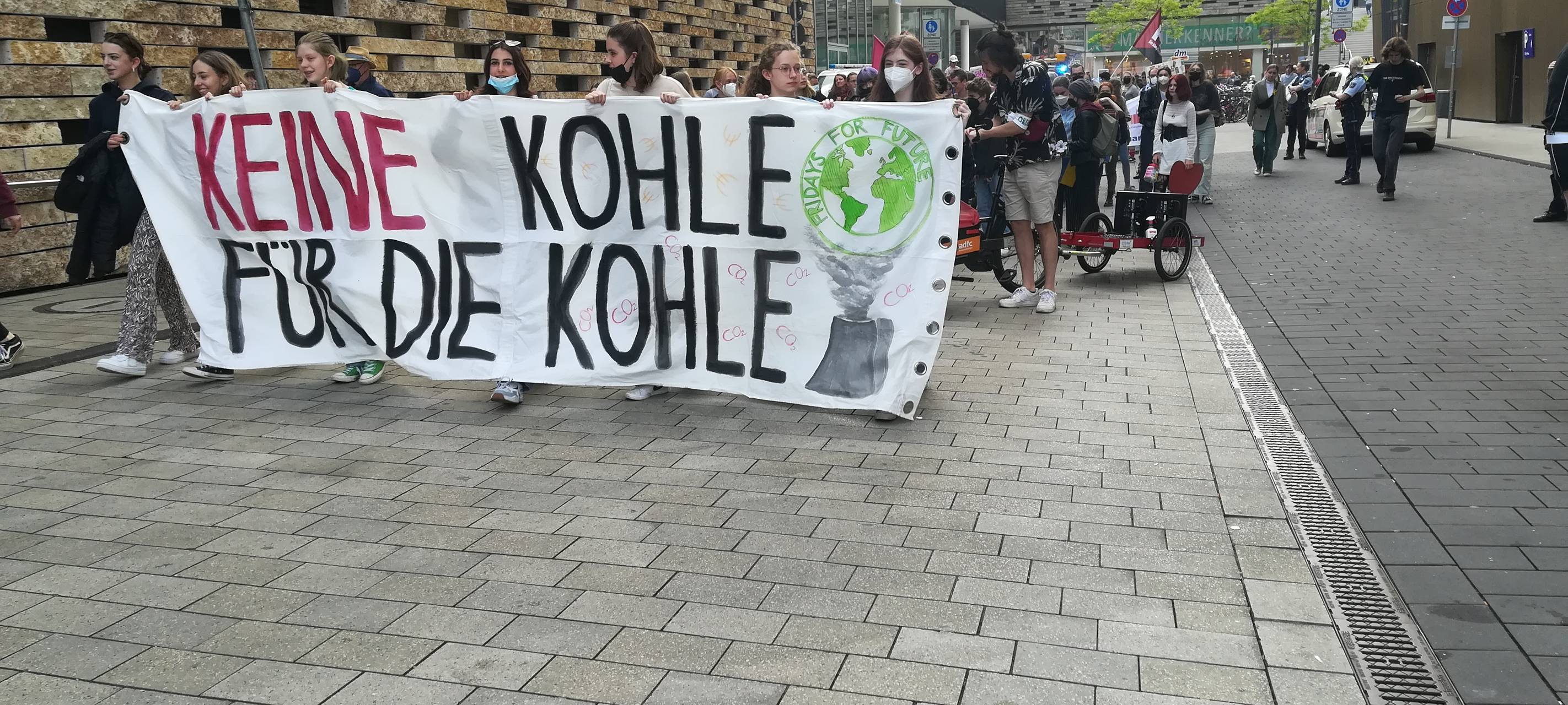 Demo: "Fridays for Future" auf B7