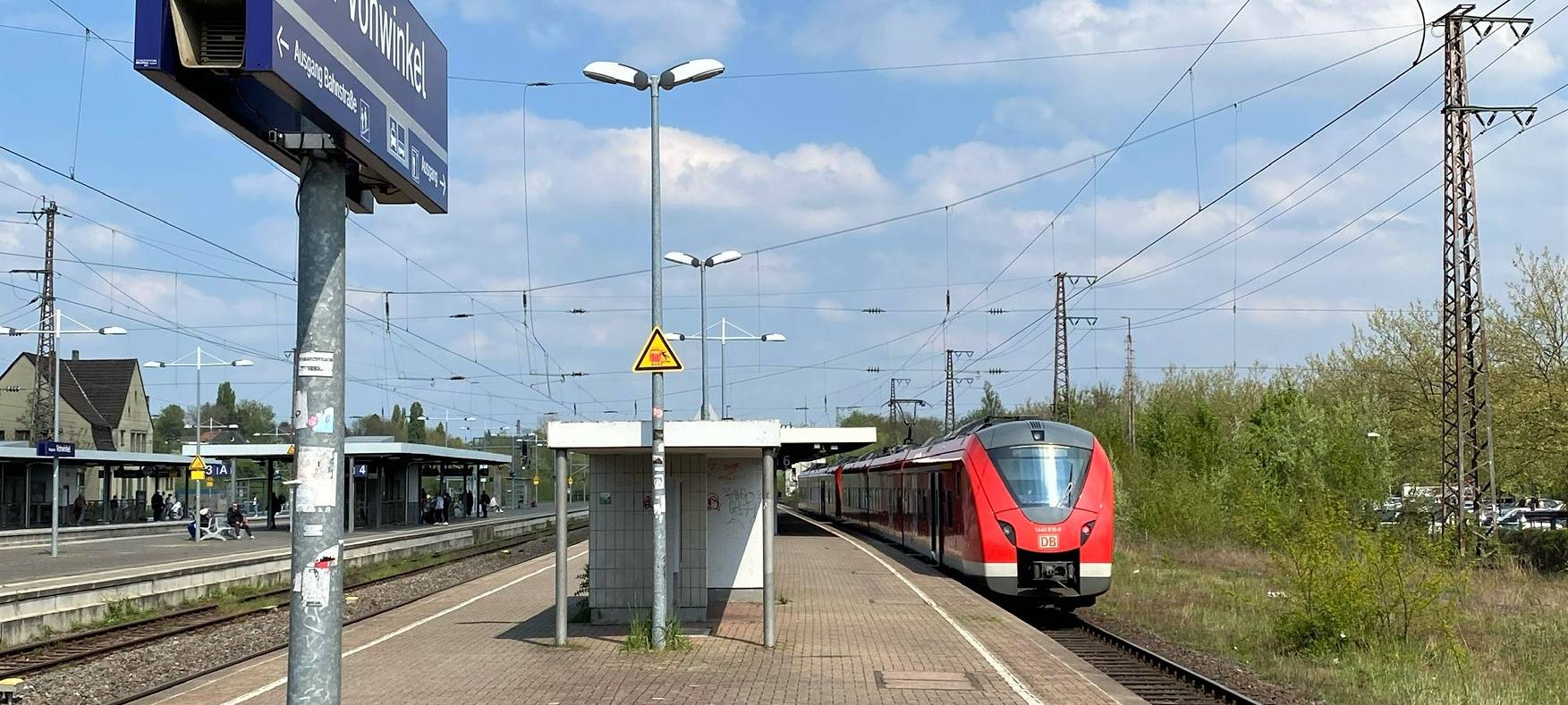 Bauarbeiten am Bhf Vohwinkel