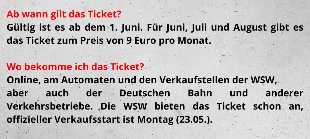 9 Euro Tickets