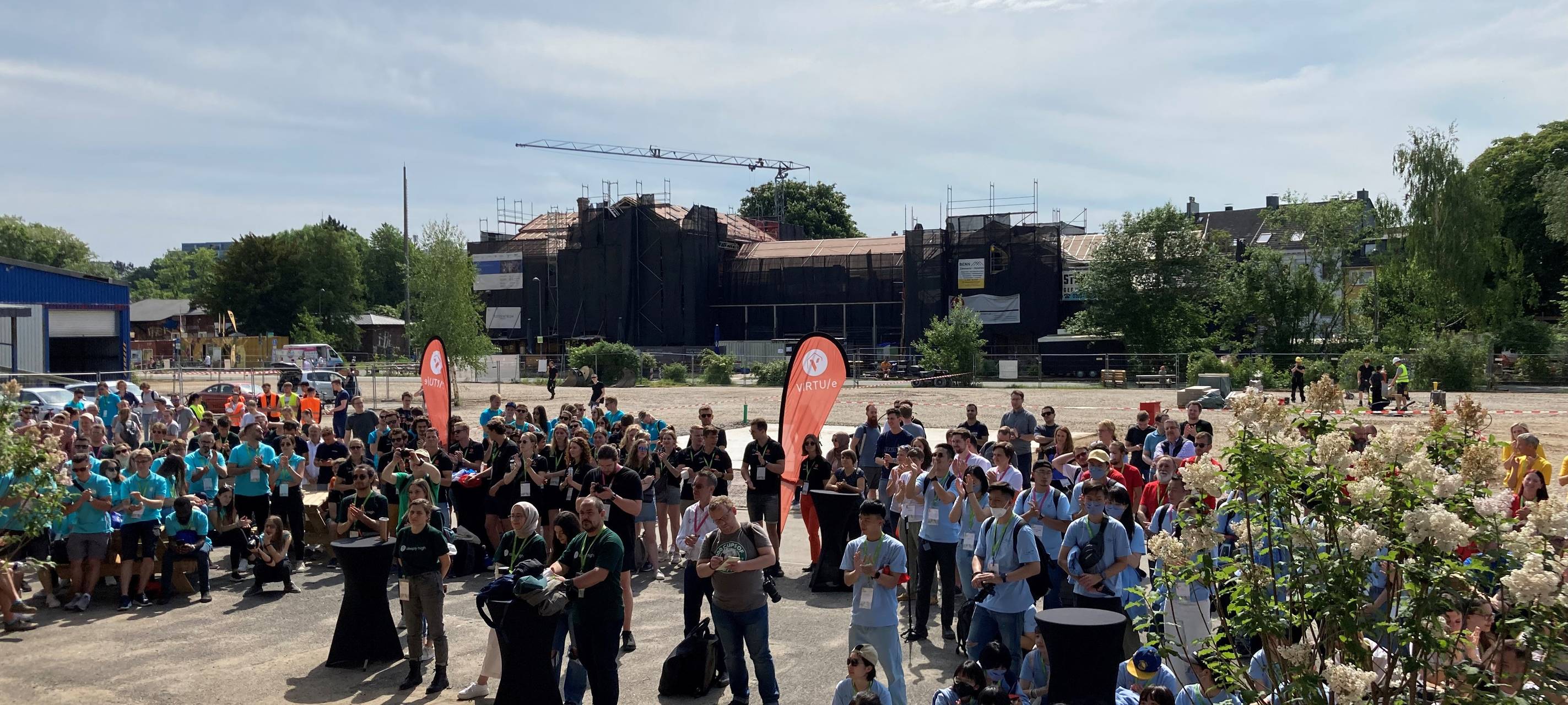 Häuser-Aufbau für Solar Decathlon