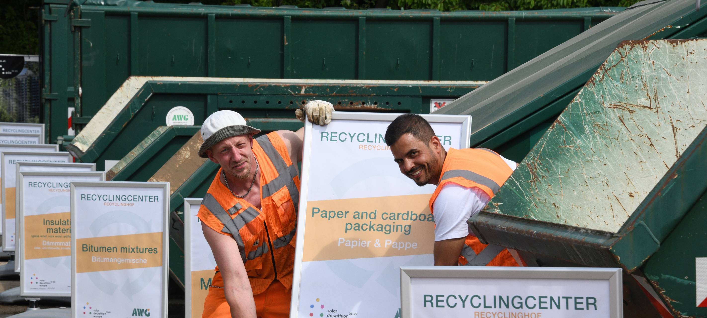 Temporärer Recyclinghof verschwindet
