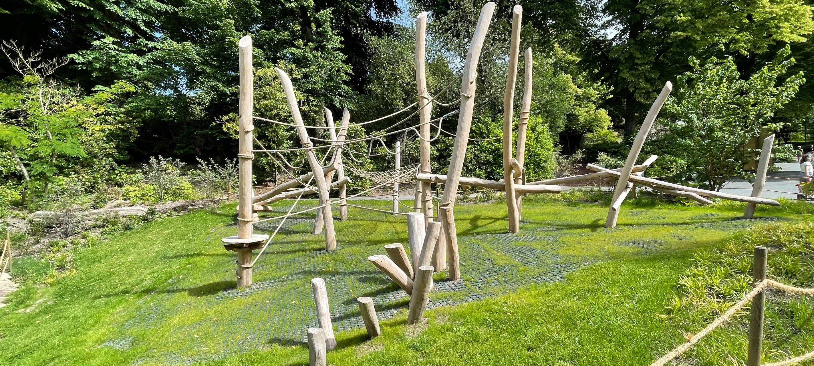 Neuer Spielplatz im Zoo