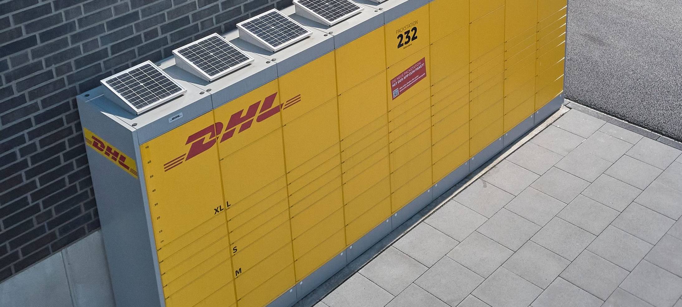 Solarbetriebene Packstationen