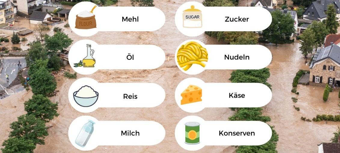 Eugen-Langen-Gesamtschule hilft im Flutgebiet