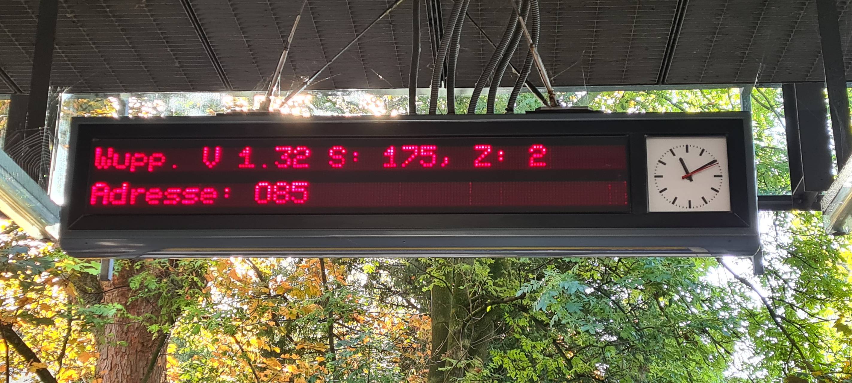 Schwebebahn-Anzeigen funktionieren weitestgehend