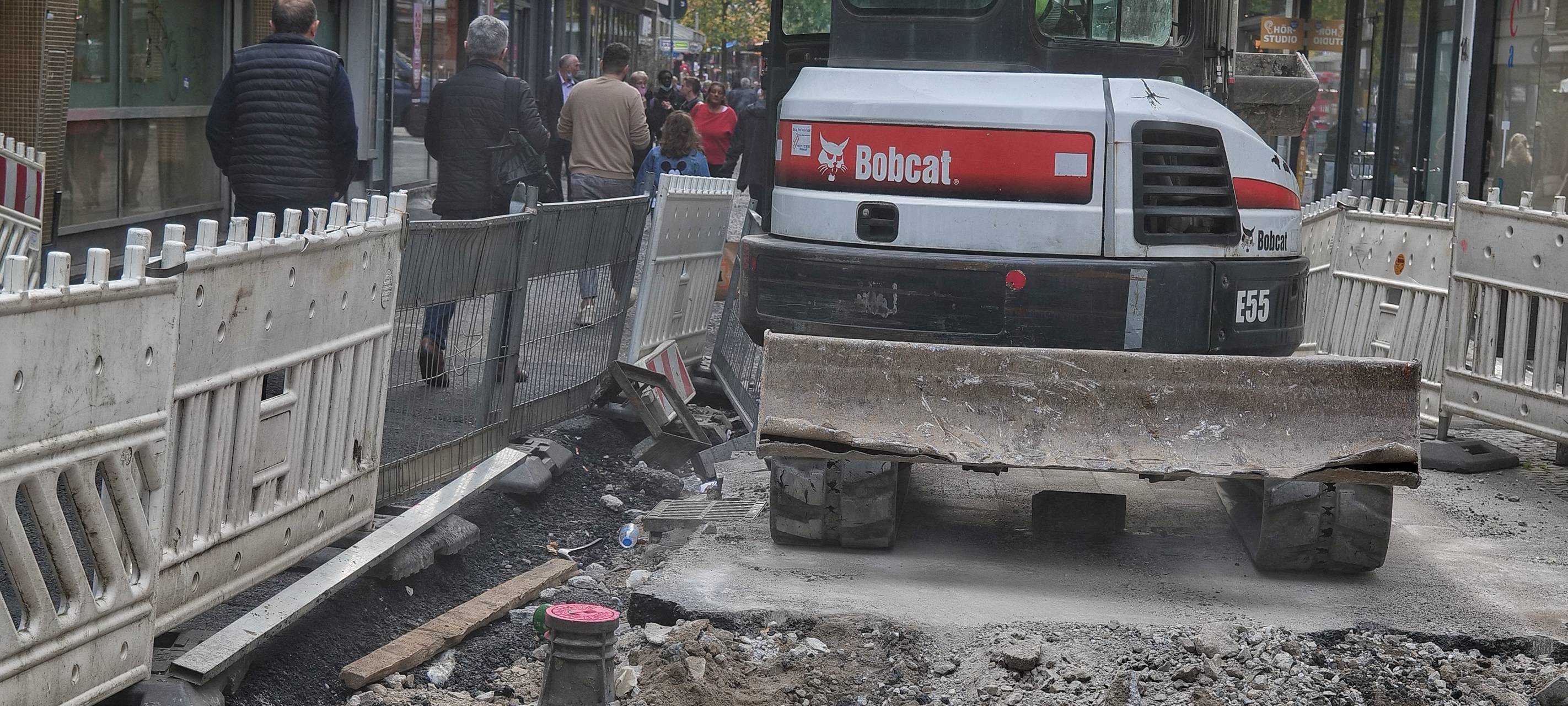 Schnellere Pflasterarbeiten in Elberfeld