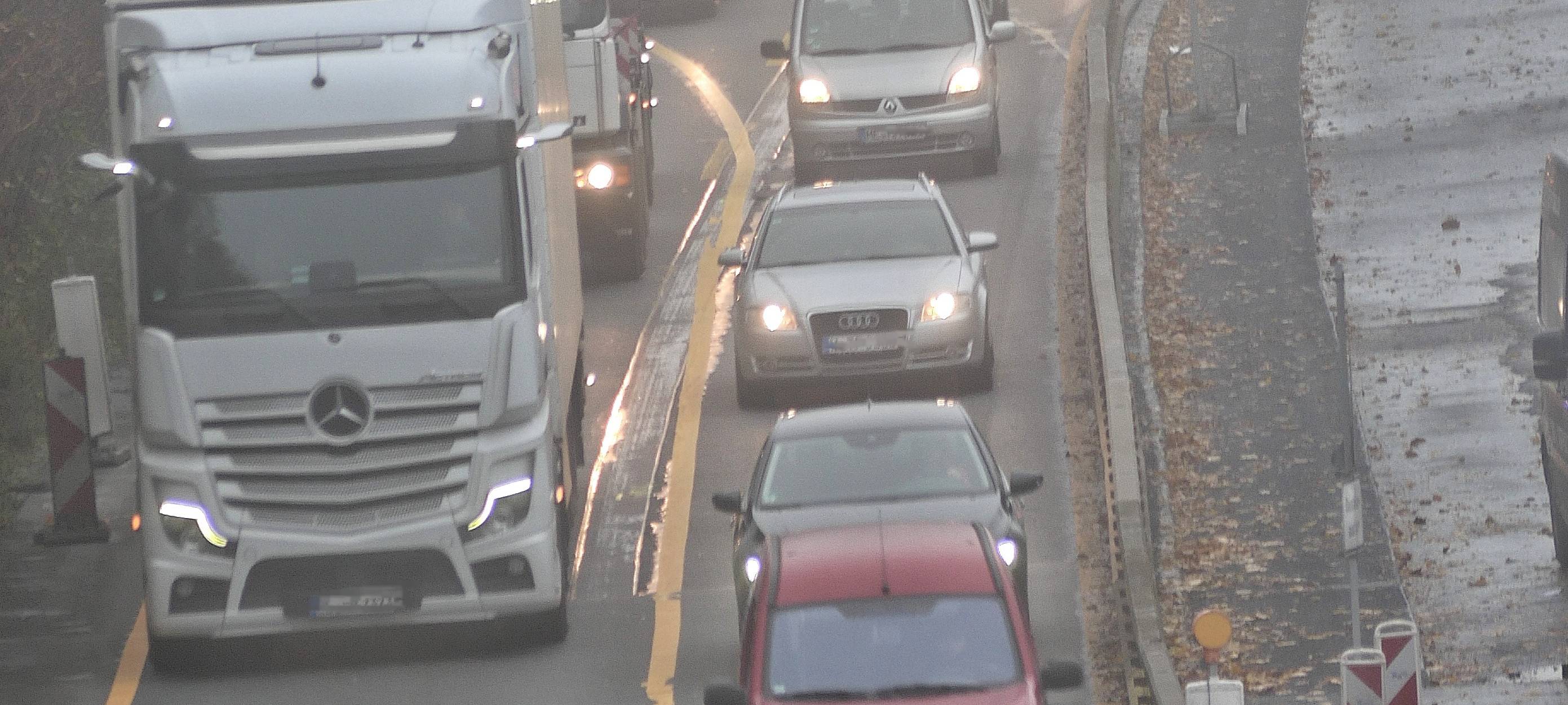 Bauarbeiten auf der A46