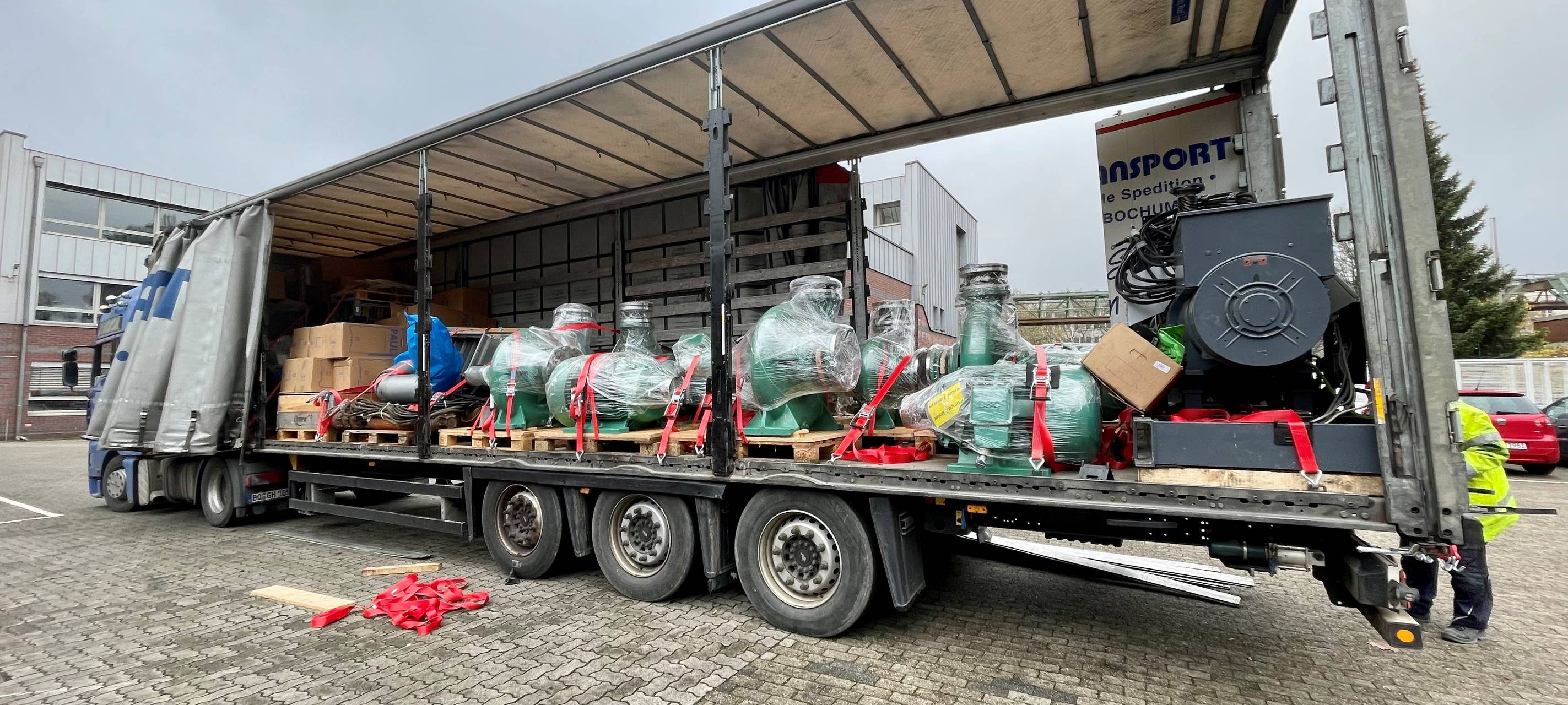 WSW liefern Wasserwerk in die Ukraine