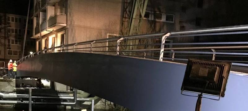Der Pfälzer Steg ist wieder da