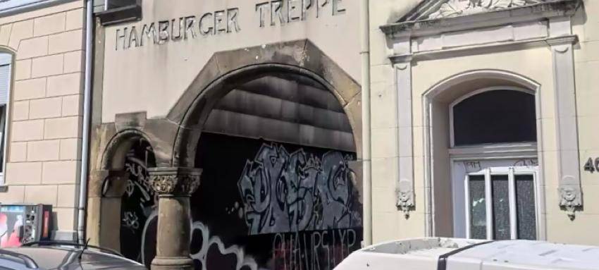Hamburger Treppe fertig