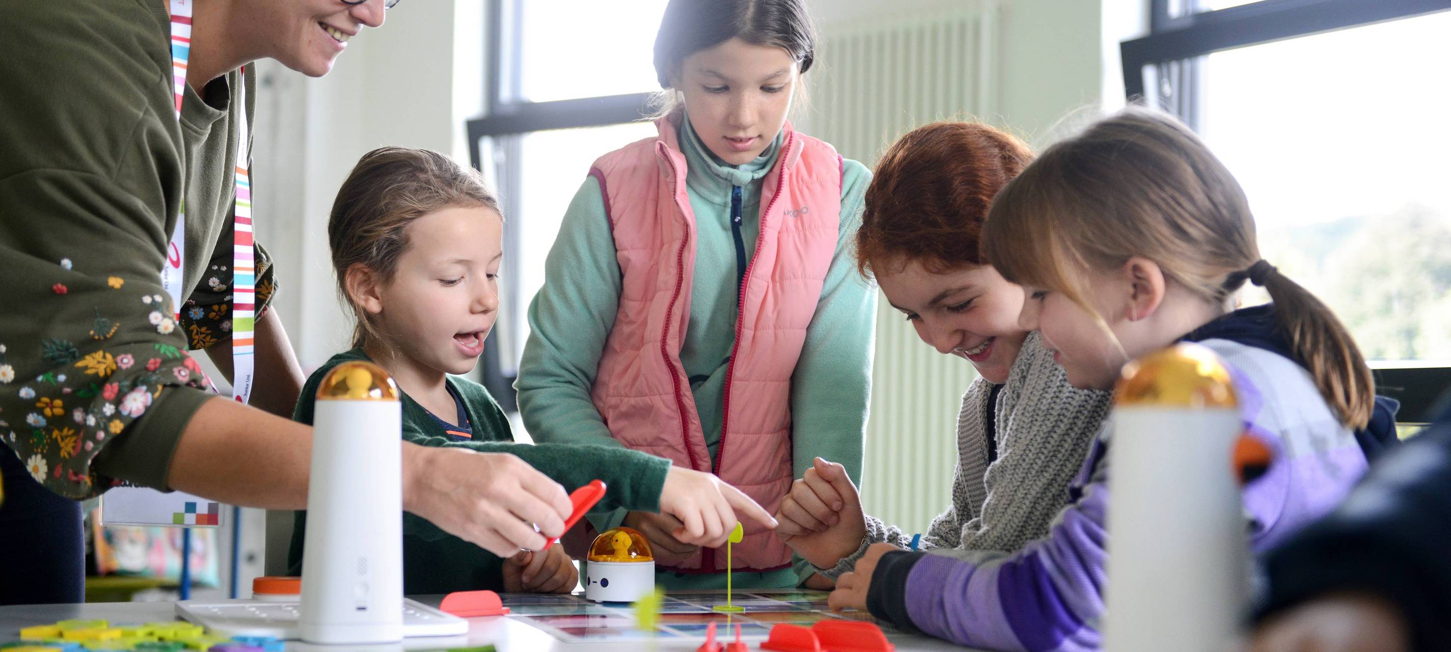 Digitale Tafel für die Junior Uni