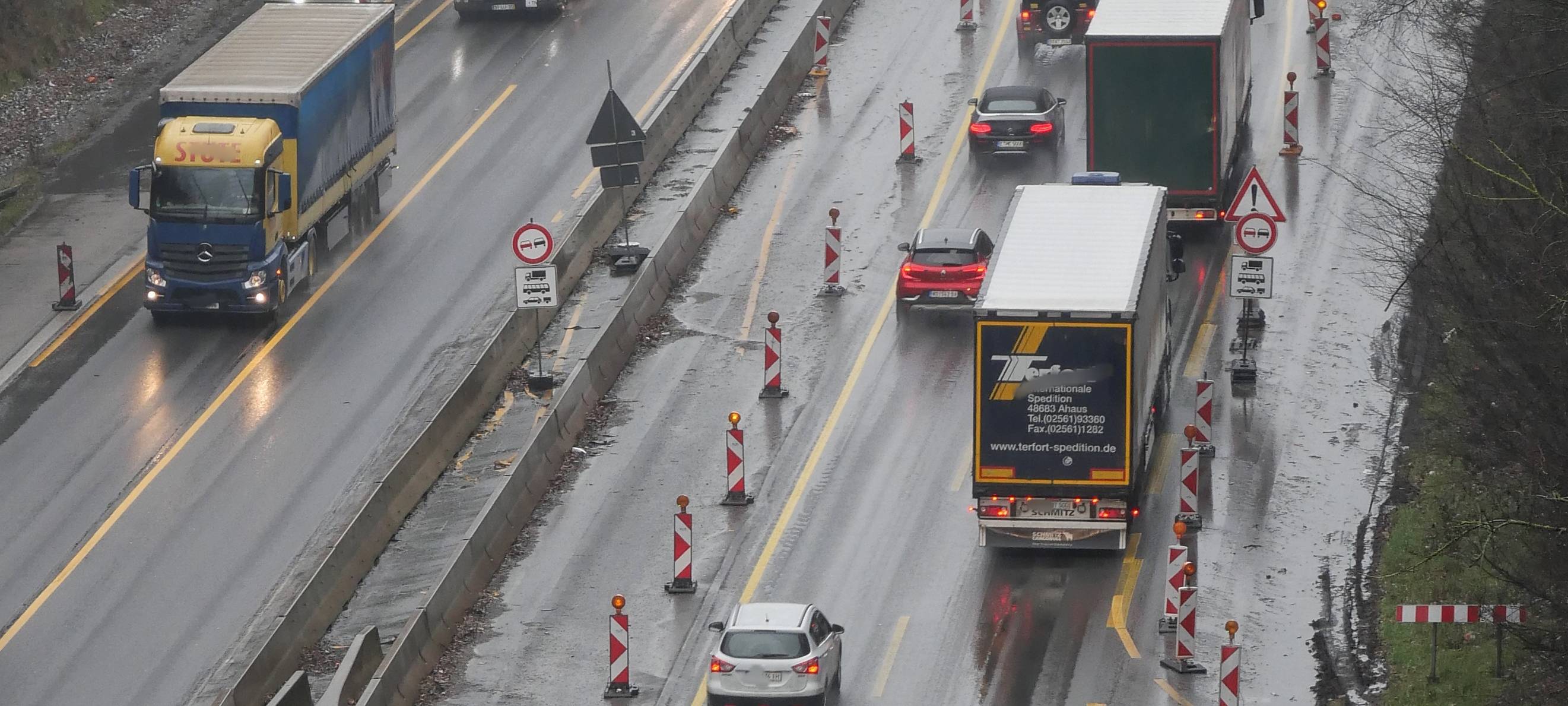Wiederholte Sperrungen auf der A46