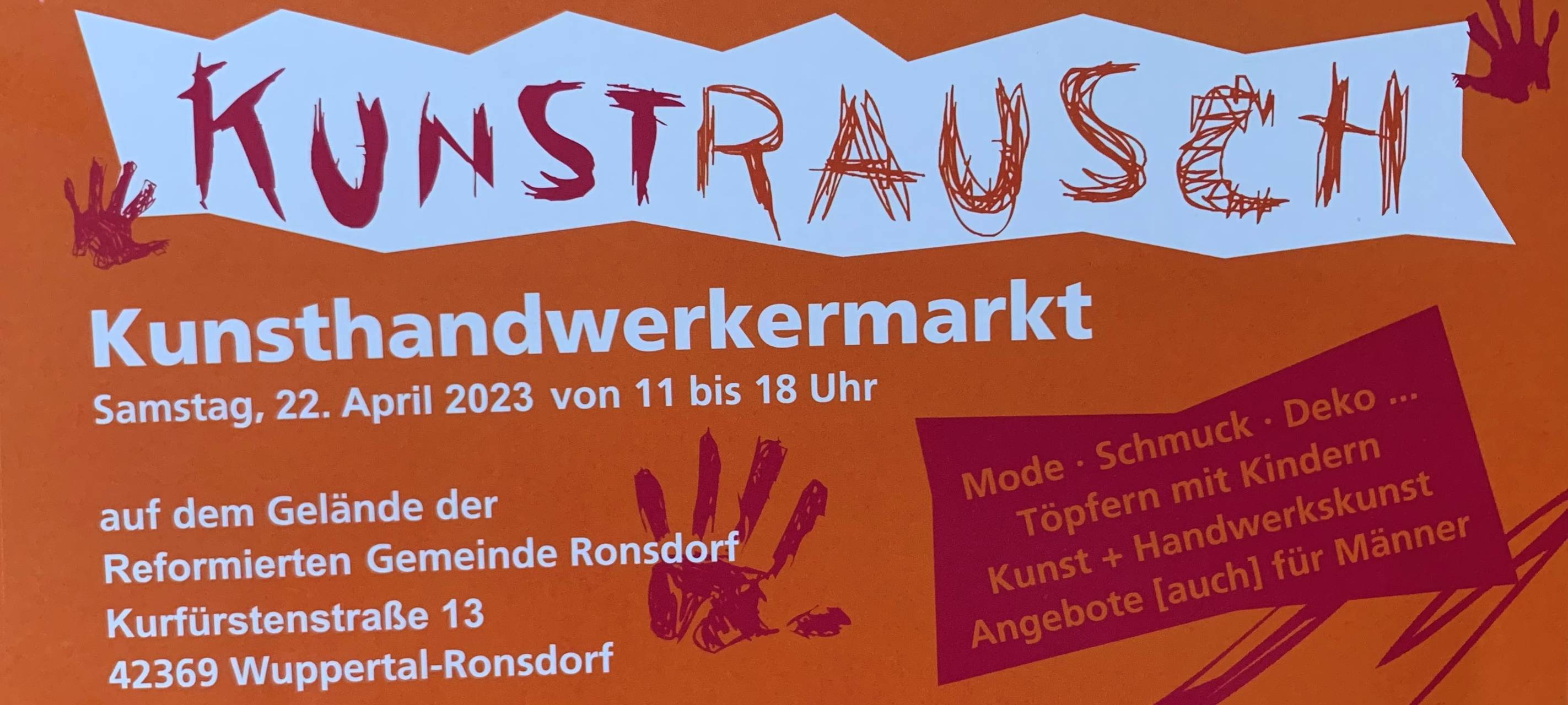 Kunsthandwerkermarkt in Ronsdorf