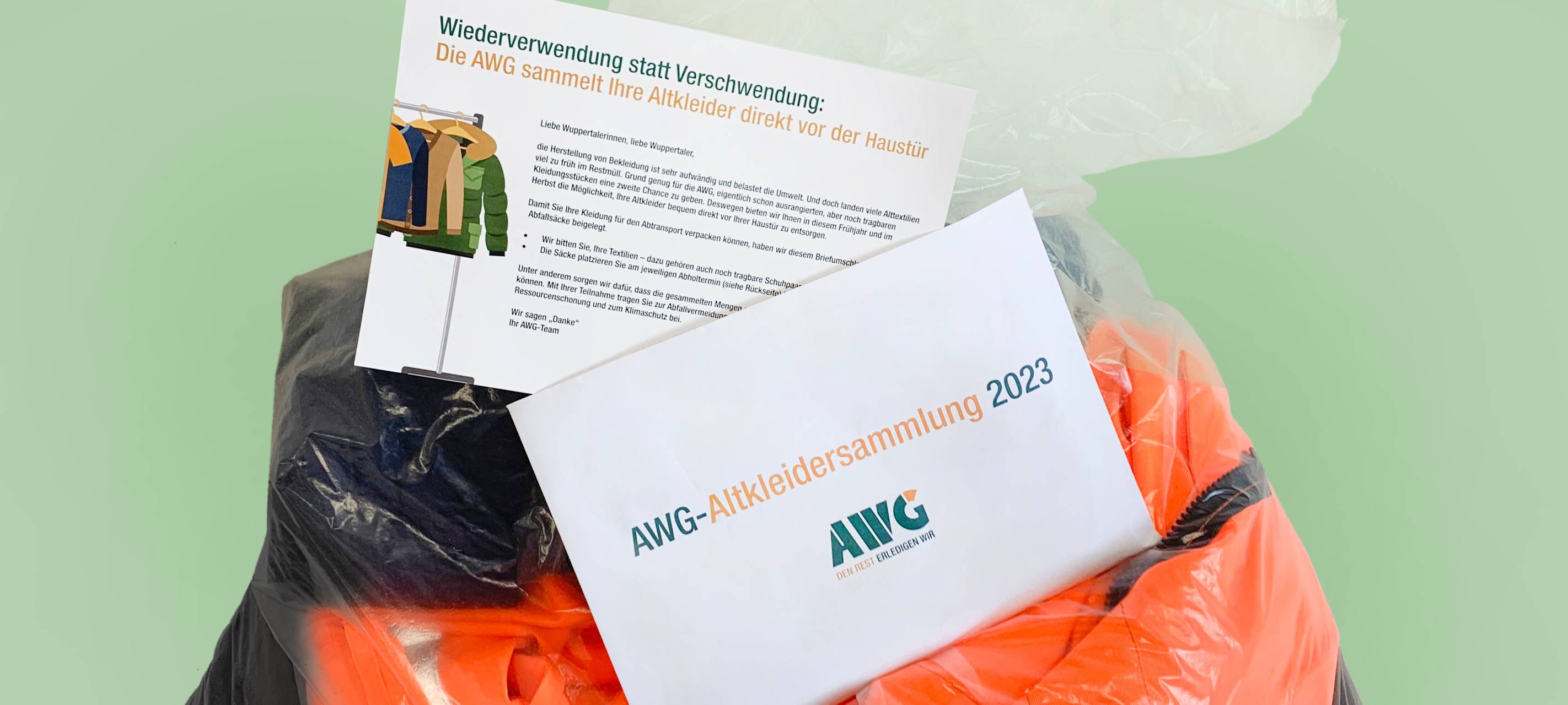 Noch mehr Altkleider abholen?